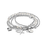 Wishful Silver Bracelet Stack