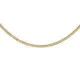 Outlet NU & MII Rosa Curb Chain Gold Plated Necklace