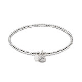 Santeenie Silver Charm Bracelet - Choice of Affirmation