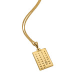 Gala Personalised Birth Date Gold Plated Necklace