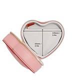Stackers Pink Heart Travel Jewellery Box