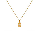 NU & MII Bright Pendant Gold Plated Necklace