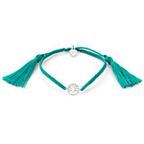 Tree of Life Silver Friendship Bracelet - Turquoise