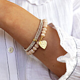Mini Looped Mixed Metal Bracelet