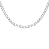 Outlet NU & MII Paloma Silver Chain Necklace