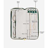 Stackers Jewellery Roll – Forest Green