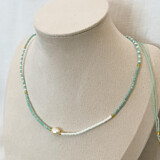 Marianne Pearl Beaded Necklace - Choice of Colours