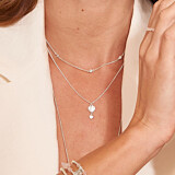 Outlet Itsy Bitsy Silver Necklace - Vintage Heart