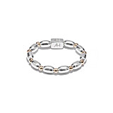 Samoa Silver and Gold Plated Ring