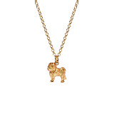Outlet Maltese Cross Dog Charm Gold Plated Necklace