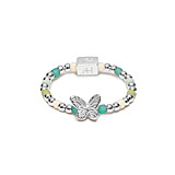Papillon Silver Ring -  Turquoise