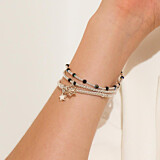Pipa Boxed Star Silver Charm Bracelet