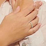 Daisy Chain Silver Ring