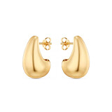 Liv Bentley Teardrop Midi Gold Plated Stud Earrings