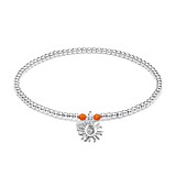Sunshine Silver Charm Bracelet