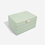 Stackers Sage Green Classic Set of 3 Jewellery Box