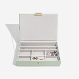 Stackers Sage Green Classic Set of 3 Jewellery Box