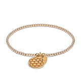 Santeenie Gold Charm Bracelet – Flower of Life