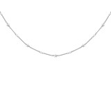 Tiny Star Pearl Silver Necklace