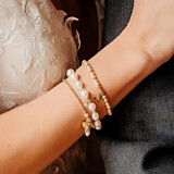 Devotion Pearl Personalised Silver Stack