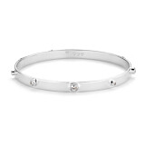 Allure Crystal Silver Bangle