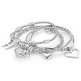 Inti Hearts Silver Stack
