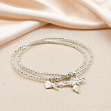 Santeenie Duo Silver Bracelet Stack