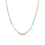 Outlet Shangri-La Gold Plated Necklace - Turquoise