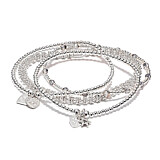 Embrace Silver Bracelet Stack