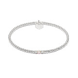 Aster Silver Bracelet - Pearl
