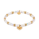 Charming Sparkle Gold Charm Bracelet - You're My Shining Star