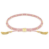 Amigo Gold Bracelet - Blush