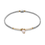 Maisie Mixed Metal Pearl Bracelet - Choice of Colour