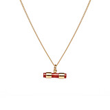 Spirit T-Bar Gold-Plated Chain Necklace - Choice of Colour