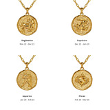 NU & MII Zodiac Gold Necklace