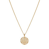Outlet Flower of Life Gold Pendant Necklace