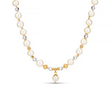 Alice Gold Plated Necklace - Pearl