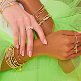 Harmony Heart Gold Plated Bracelet - Natural