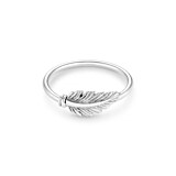 Esme Feather Silver Ring