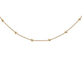 Myriad of Hearts Gold Necklace