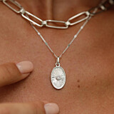 NU & MII Bright Pendant Silver Necklace
