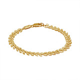 NU & MII Flora Gold Plated Bracelet