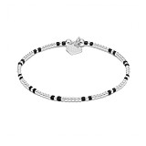 Serasi Black Silver Bracelet