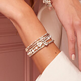 Precious Pearl Silver Bracelet - Solid Heart
