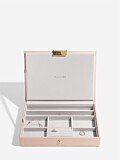 Stackers Blush Leather Jewellery Box - Set of 3