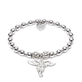 Sama My Guardian Angel Bracelet Stack - Sterling Silver 