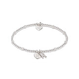 Treasured Silver Bracelet - Baby Boy & Initial