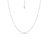 Allure Crystal Silver Necklace