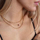 NU & MII Rosa Gold Necklace
