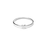 Outlet Teeny Weeny Heart Silver Ring
